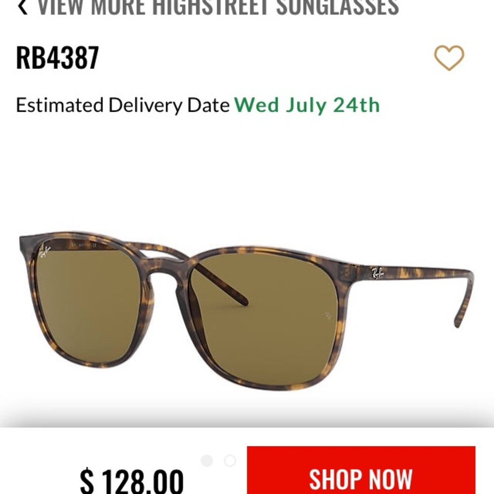 RayBan 4387 Men’s/Women’s Sunglasses